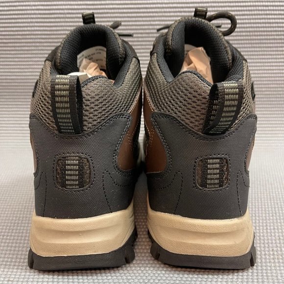 Eddie Bauer Graham Brown Leather Waterproof Hiking Boots Men’s Size 10.5 - Picture 2 of 11